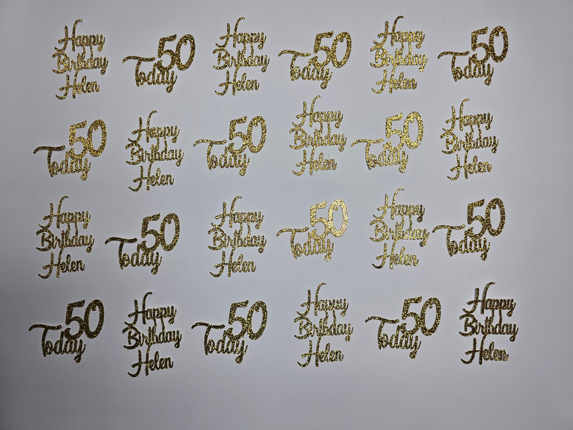 Helen's 50th Glitter Confetti